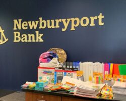 Newburyport Bank Donates School Supplies to Youth at The Chase Home