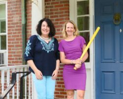 Meme Wheeler (left), Executive Director of The Chase Home, and Karen Andronaco (right), VP, Market Manager from Partners Bank’s Rye, New Hampshire branch